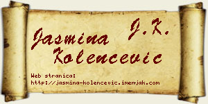 Jasmina Kolenčević vizit kartica
